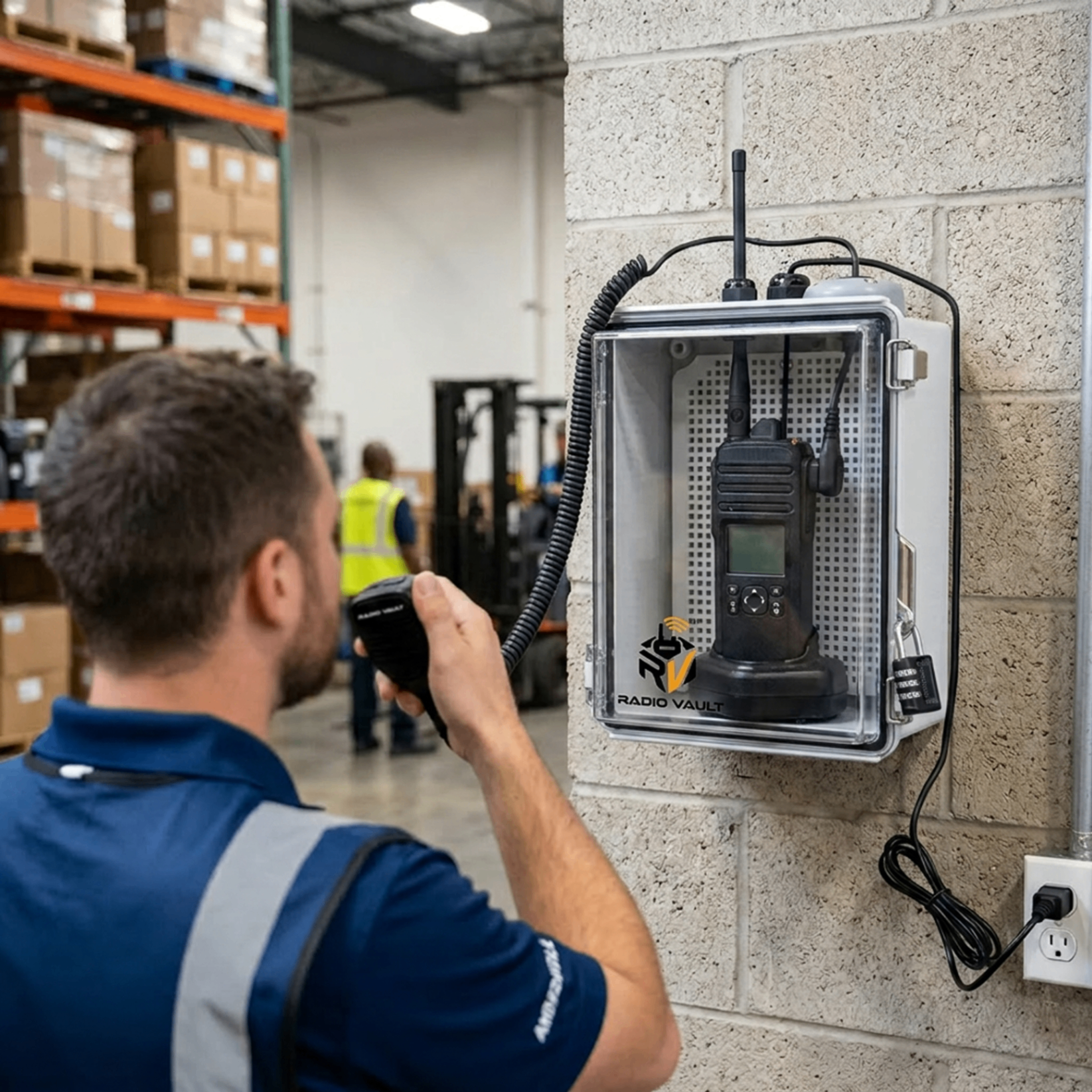 Radio Vault installed at a live deployment